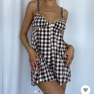 Princess Polly Harlie Romper Brown